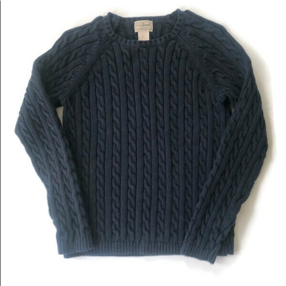 L.L. Bean | cable knit sweater